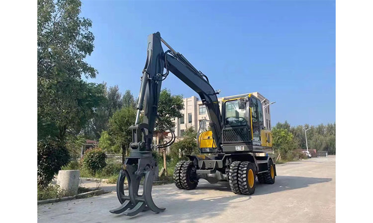 E.P Brand 7.5Ton small excavation MY75L  Wheel  Excavator 