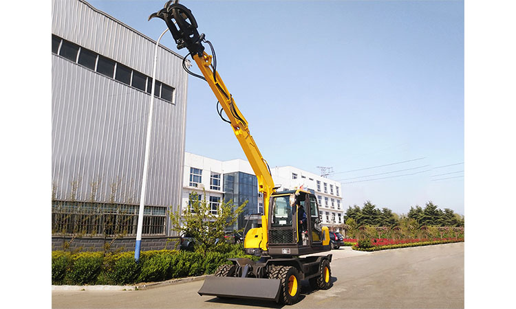 E.P Brand 9.5Ton small excavation MY95L  Wheel  Excavator 