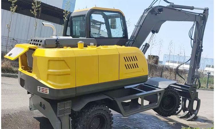 E.P Brand 10 Ton small excavation MY100L  Wheel  Excavator 