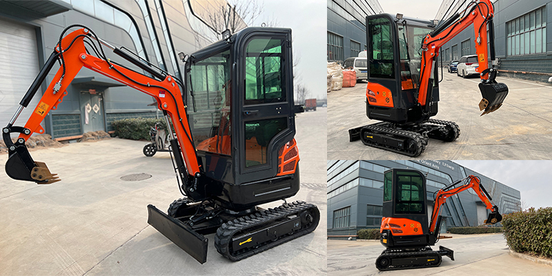 1.8 ton mini Kubota excavator with cabin